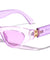 Rectangle Hinge Cutout Retro Cat Eye Wholesale Sunglasses