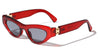 Rectangle Hinge Cutout Retro Cat Eye Wholesale Sunglasses