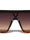 Flat Top One Piece Shield Lens Rectangle Wholesale Sunglasses