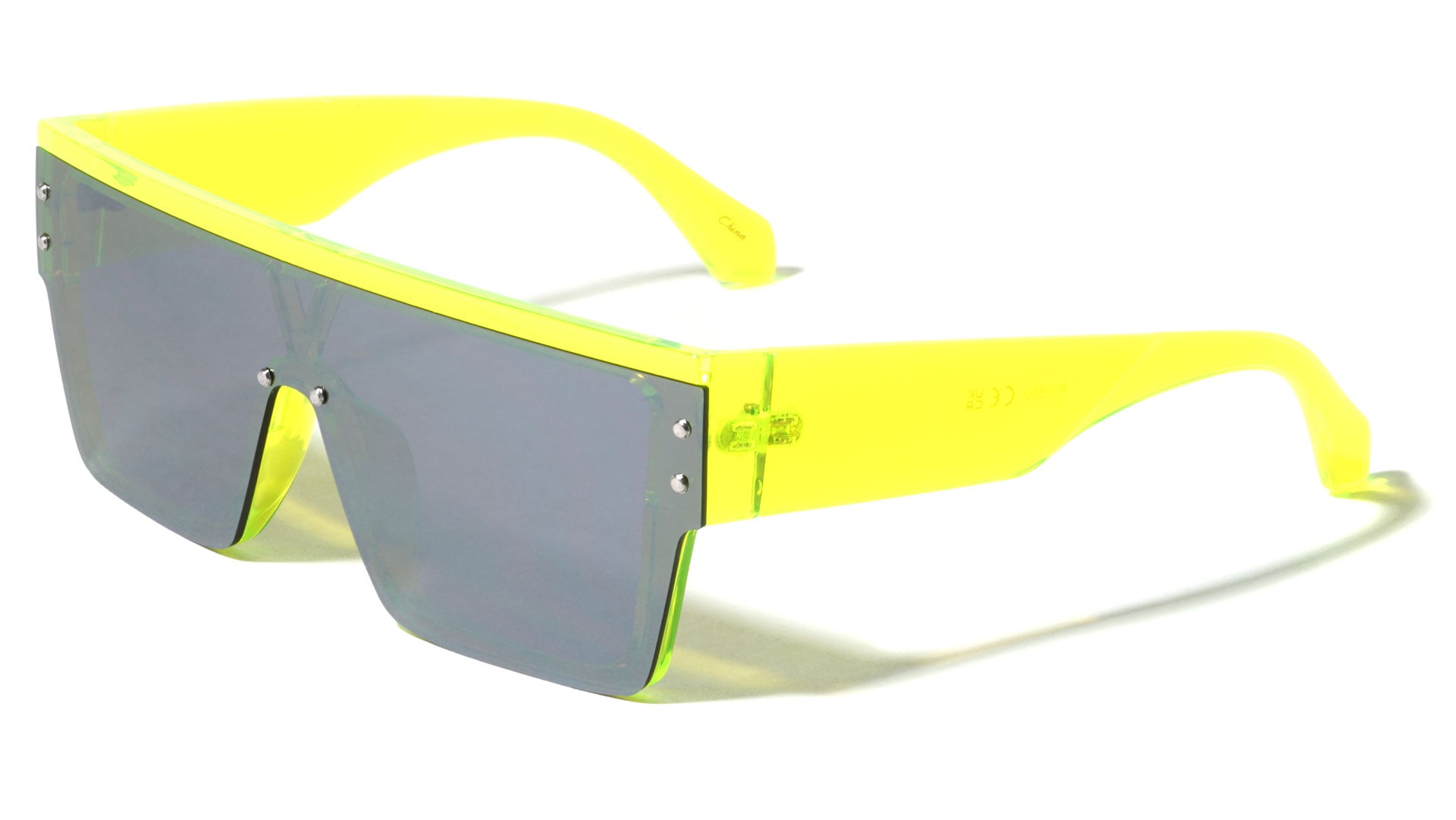 P30404 Rimless Flip-up Classic Shield Fashion Wholesale Sunglasses