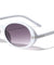 Thin Temple Retro Rounded Oval Wholesale Sunglasses