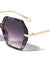 Temple Tip Loop Geometric Hexagon Wholesale Sunglasses