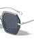 Temple Tip Loop Geometric Hexagon Wholesale Sunglasses