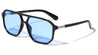 Square Pattern Hinge Geometric Aviators Wholesale Sunglasses