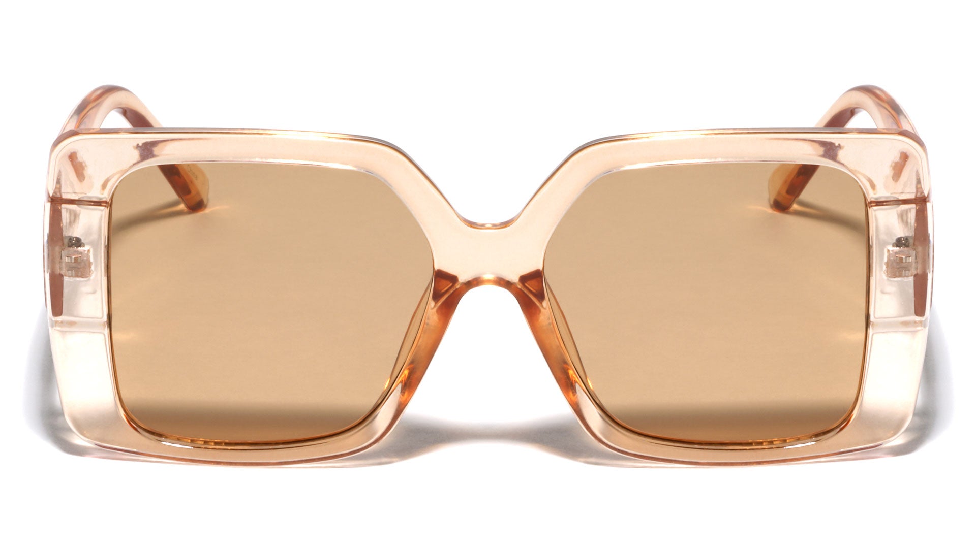 Gold Oval Temple Fashion Butterfly Wholesale Sunglasses