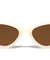 Pearls Temple Retro Cat Eye Wholesale Sunglasses