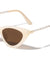 Pearls Temple Retro Cat Eye Wholesale Sunglasses