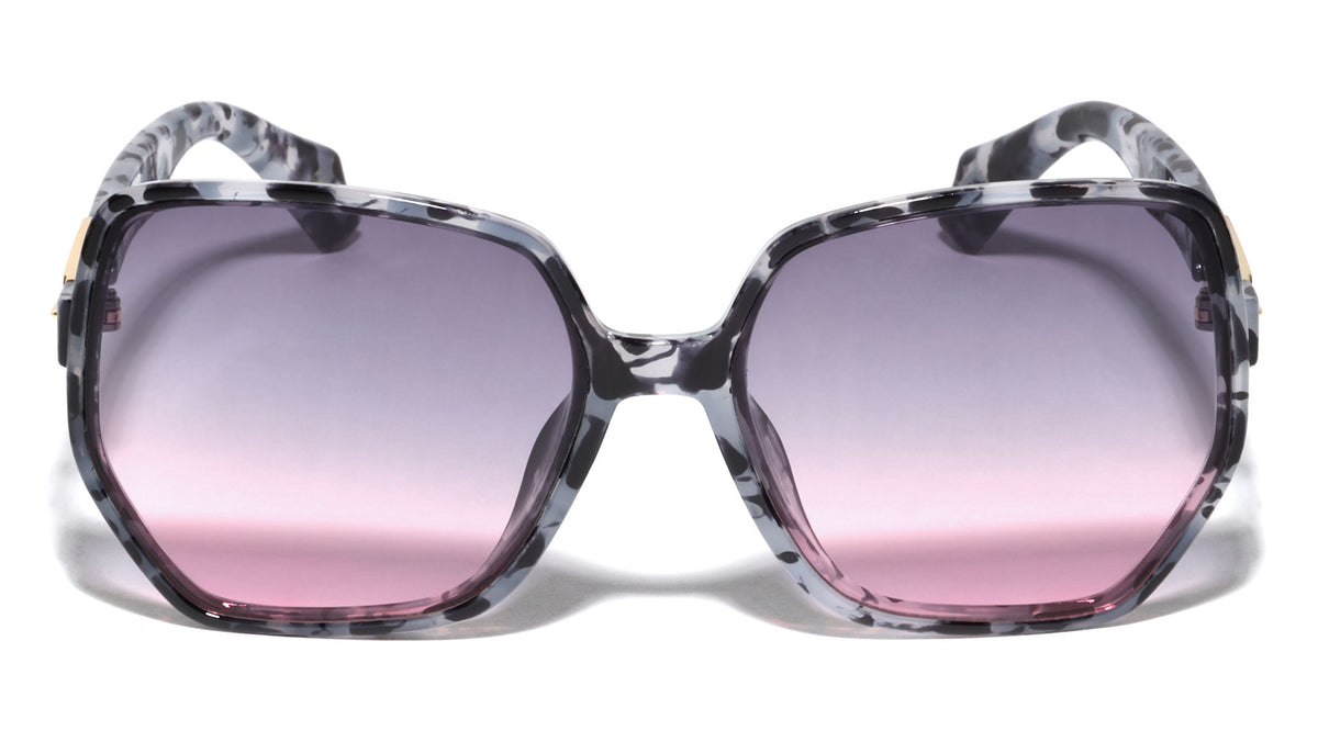 Safety Pin Hinge Fashion Geometric Butterfly Wholesale Sunglasses