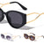 Twisted Temple Oversized Fashion Cat Eye Wholesale Sunglasses