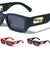 Jaguar Temple Cutout Fashion Rectangle Wholesale Sunglasses