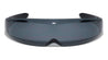 Black Wide Cyclops Futuristic Wrap Around Wholesale Sunglasses