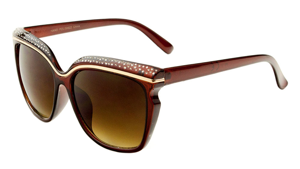 Brow Line Fashion Butterfly Wholesale Bulk Sunglasses