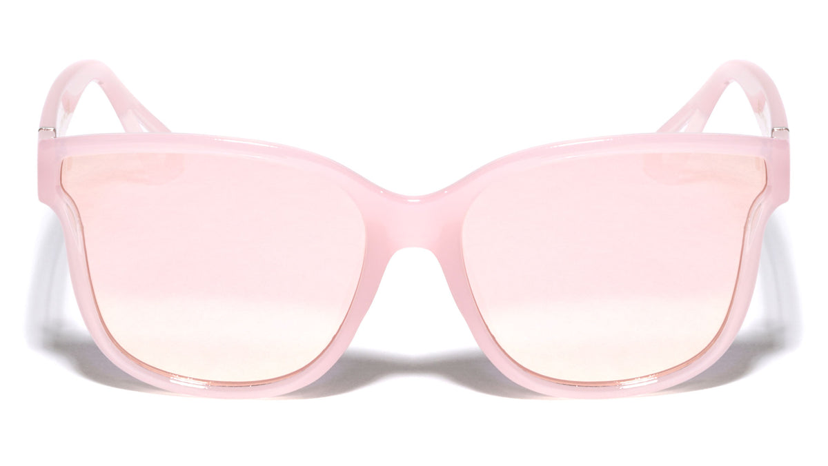Retro Rose Gold Flat Lens Wholesale Bulk Sunglasses