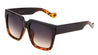 Thick Temple Squared Flat Lens Wholesale Bulk Sunglasses
