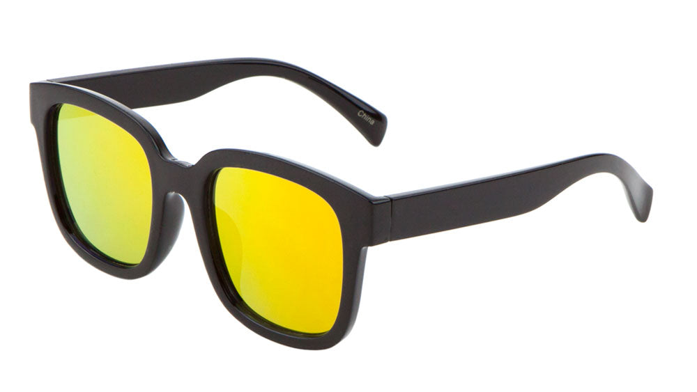Classic Flat Color Mirror Lens Wholesale Bulk Sunglasses