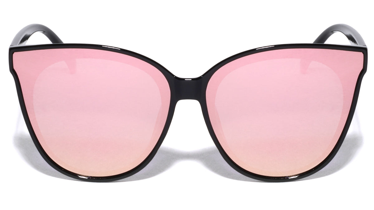 Oversized Flat Lens Cat Eye Wholesale Sunglasses