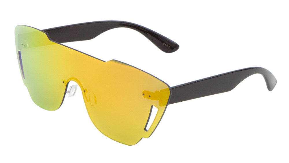 Rimless Solid One Piece Color Mirror Wholesale Bulk  display picture 1