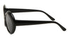 Thick Black Oval Fashion Sunglasses Wholesale
