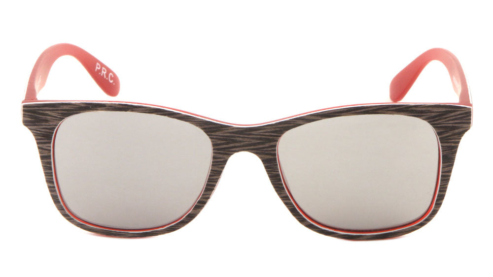 Classic Wood Pattern Fabric Wholesale Bulk Sunglasses