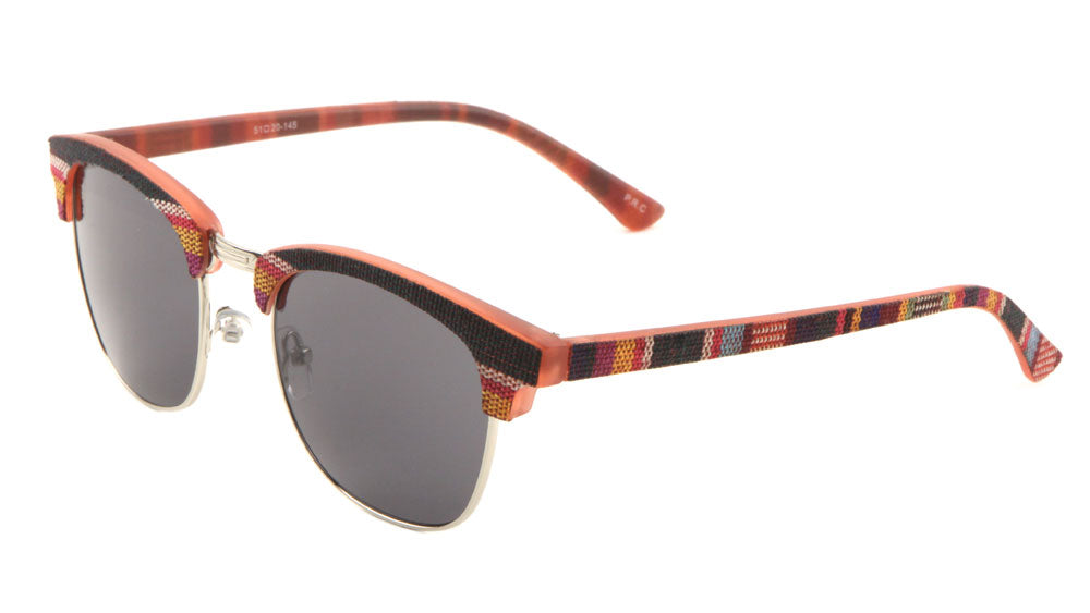 Combination Fabric Pattern Wholesale Bulk Sunglasses