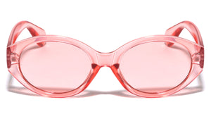 Retro Crystal Color Oval Wholesale Sunglasses