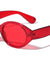 Retro Crystal Color Oval Wholesale Sunglasses