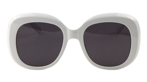 White Thick Rim Squared Butterfly Wholesale Bulk Sunglasses