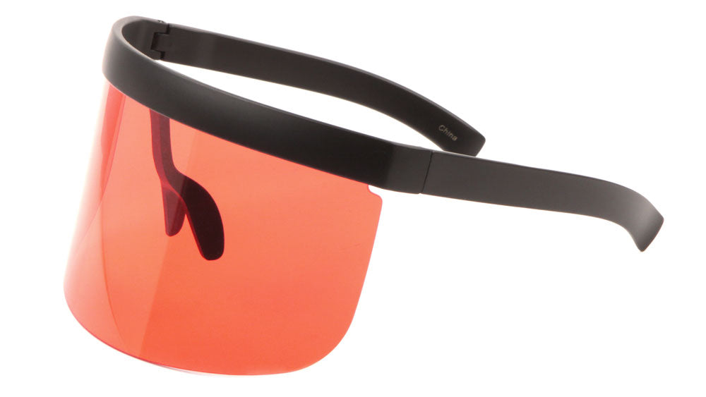 Shield Visor Color Lens Wholesale Sunglasses