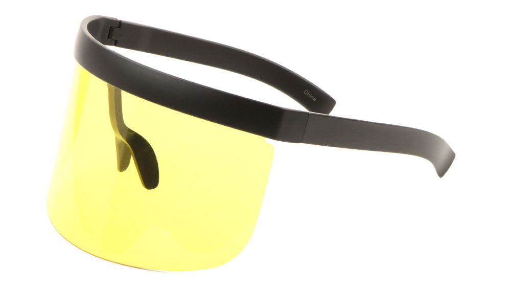 Shield Visor Color Lens Wholesale Sunglasses