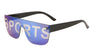 Sport Rimless One Piece Color Mirror Wholesale Bulk Sunglasses