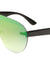 Rimless One Piece Color Mirror Lens Wholesale Bulk Sunglasses