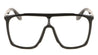Solid One Piece Clear Lens Wholesale Bulk Glasses