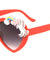 Heart Shaped Rainbow Unicorn Wholesale Sunglasses