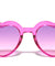 Heart Shaped Color Lens Wholesale Sunglasses