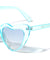 Heart Shaped Color Lens Wholesale Sunglasses