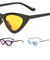 Thin Cat Eye Color Lens Fashion Wholesale Sunglasses