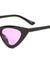 Thin Cat Eye Color Lens Fashion Wholesale Sunglasses