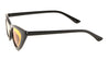 Thin Cat Eye Color Lens Fashion Wholesale Sunglasses