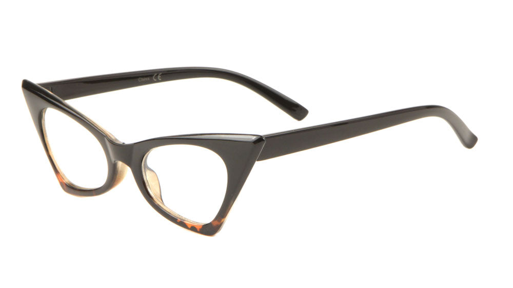 Sharp Cat Eye Clear Lens Glasses Wholesale