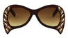 Reversed Cat Eye Fashion Sunglasses Wholesale