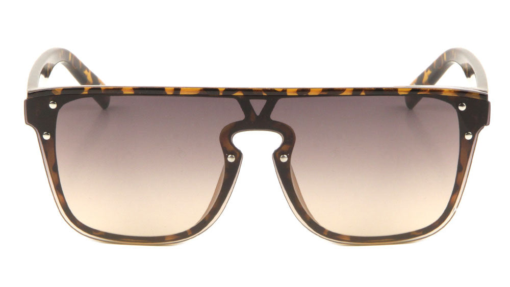 Wholesale Flat Top Shield Sunglasses