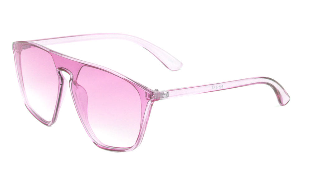 Crystal Color Shield Lens Sunglasses Wholesale