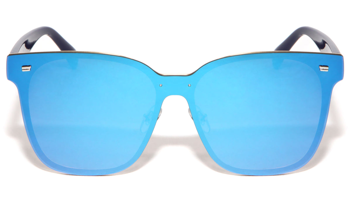 Rimless Shield Classic Wholesale Sunglasses