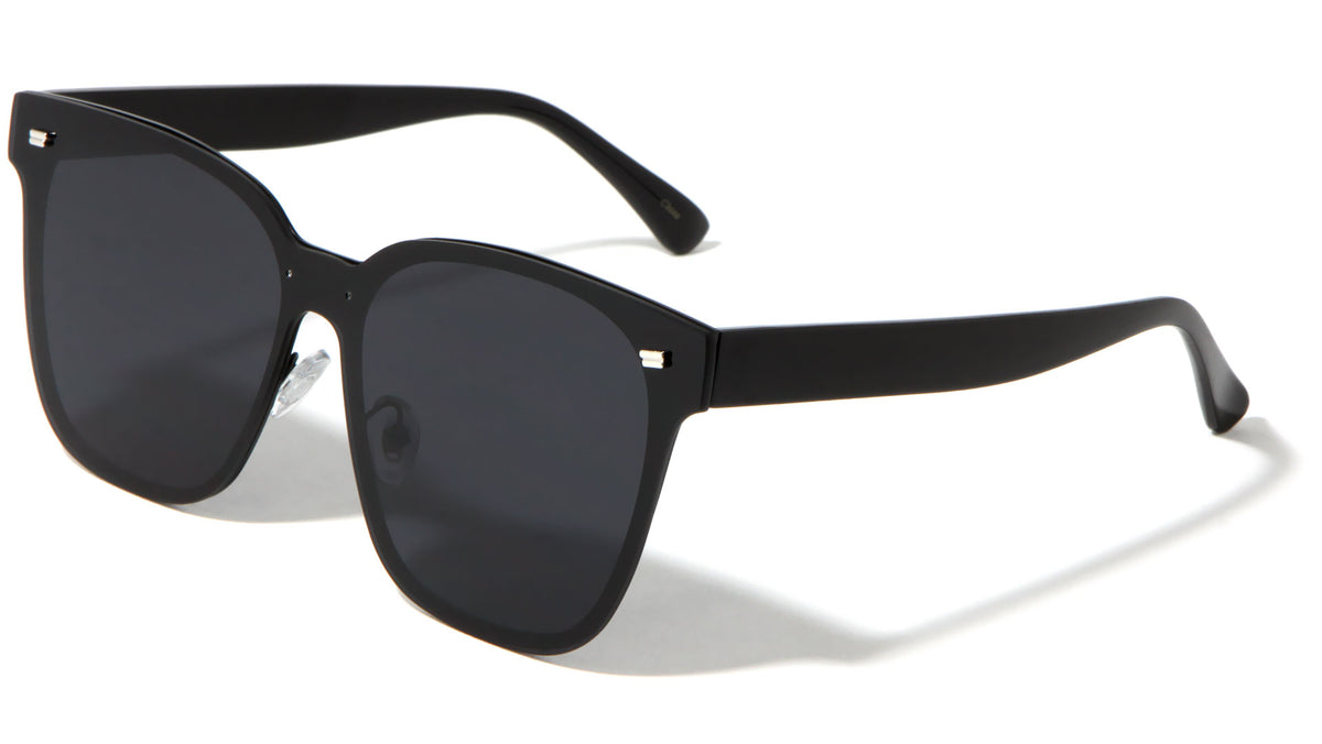 Rimless Shield Classic Wholesale Sunglasses