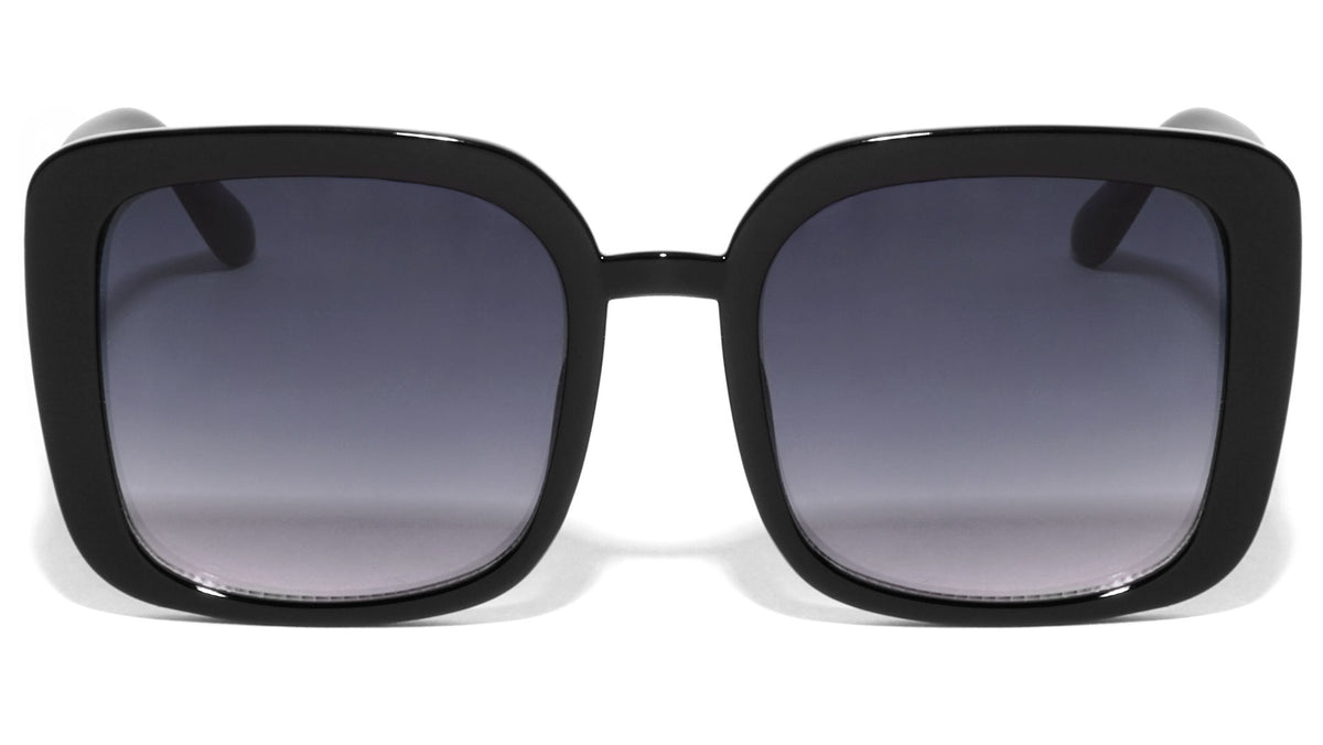 Black Squared Butterfly Wholesale Sunglasses