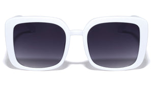 White Squared Butterfly Wholesale Sunglasses