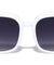 White Squared Butterfly Wholesale Sunglasses