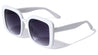 White Squared Butterfly Wholesale Sunglasses
