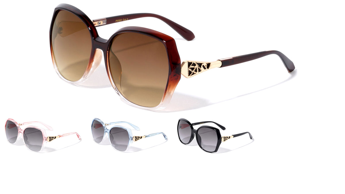 Butterfly Designer Temple Wholesale Sunglasses