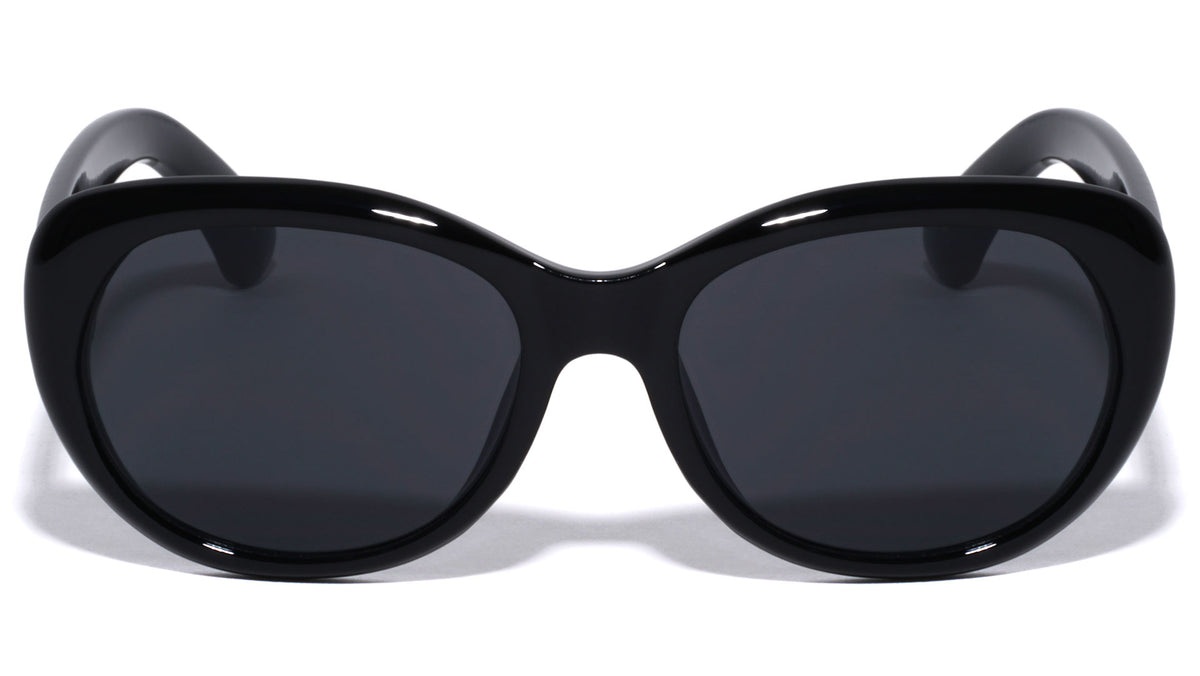 Thick Rim Rounded Cat Eye Wholesale Sunglasses